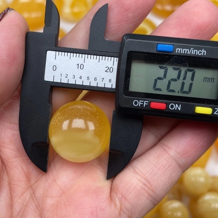 裸石蜜蜡未镶嵌蜜蜡圆珠