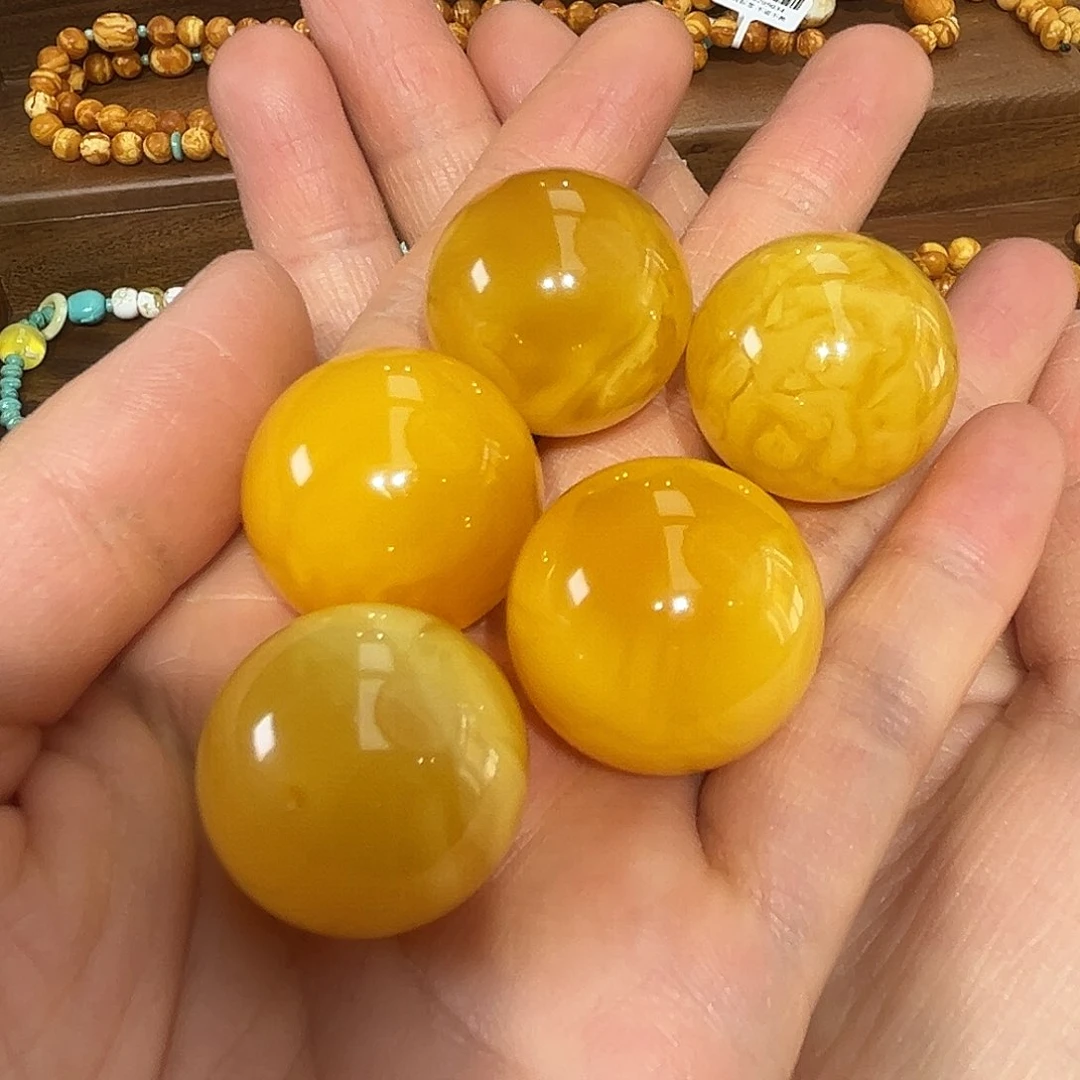 琥珀颈饰未镶嵌蜜蜡珠多样发其一