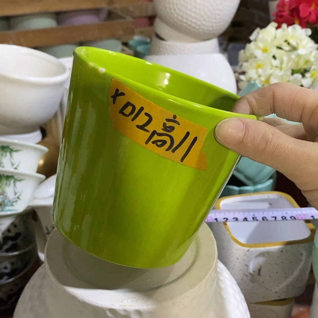 陶杯子陶盆有孔 瑕疵介意勿拍