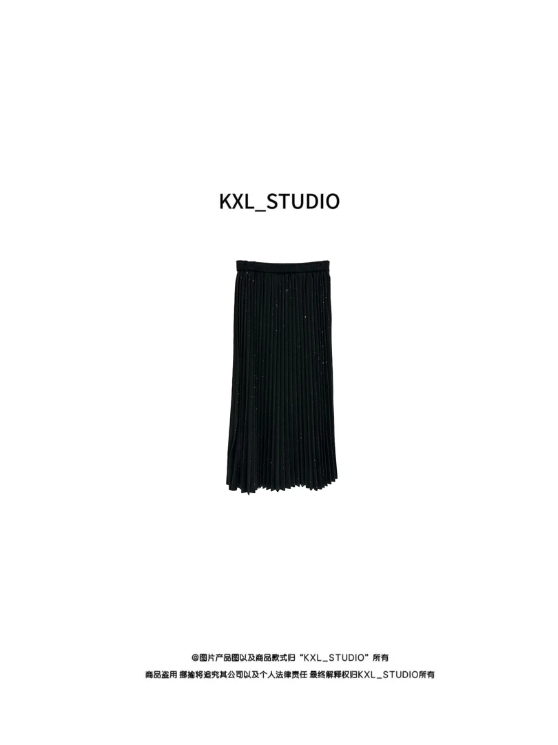 KXL-STUDIO 25SS｜暗夜星河·丝绒半裙9308