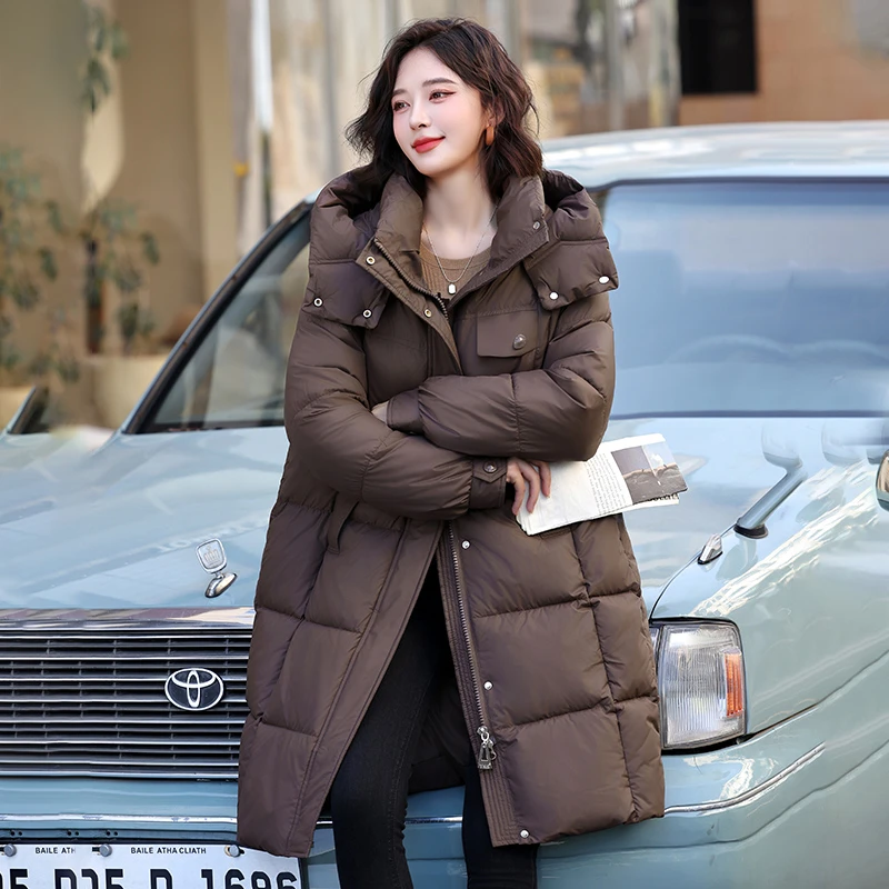 特厚款冬季新款时尚棉衣女修身显瘦棉服外套