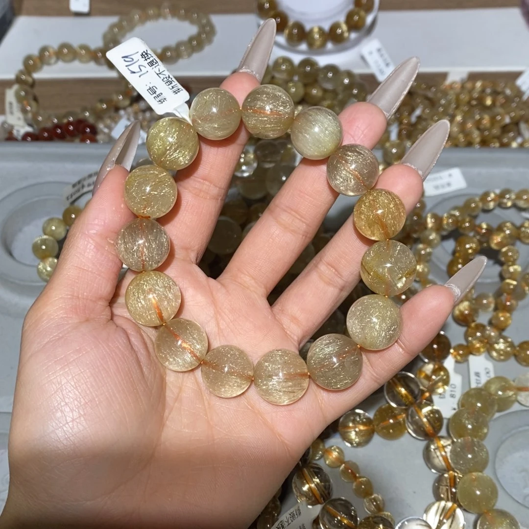 水晶手链未镶嵌?手链