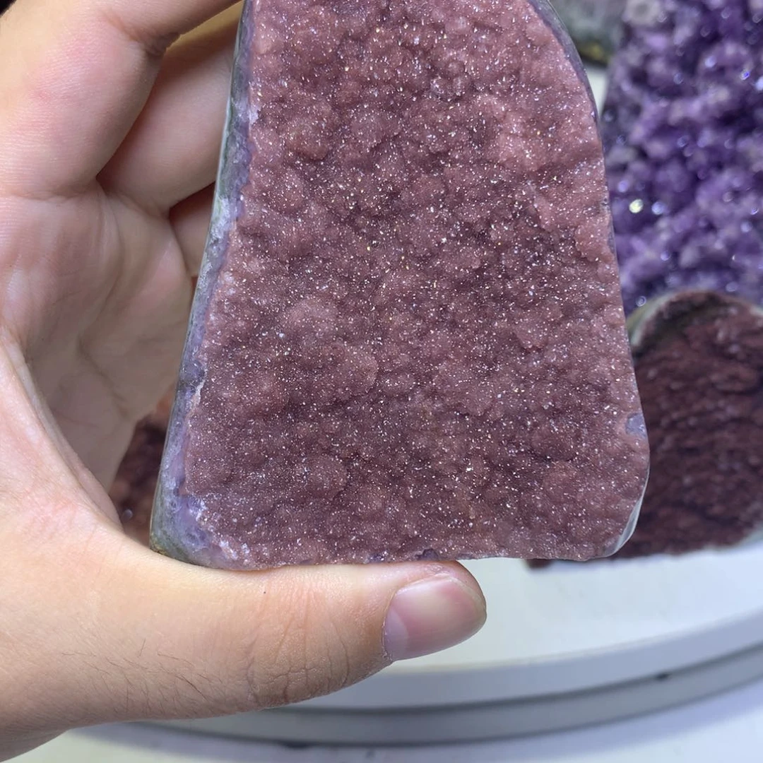 紫晶摆件未镶嵌琳*子乌拉圭水晶