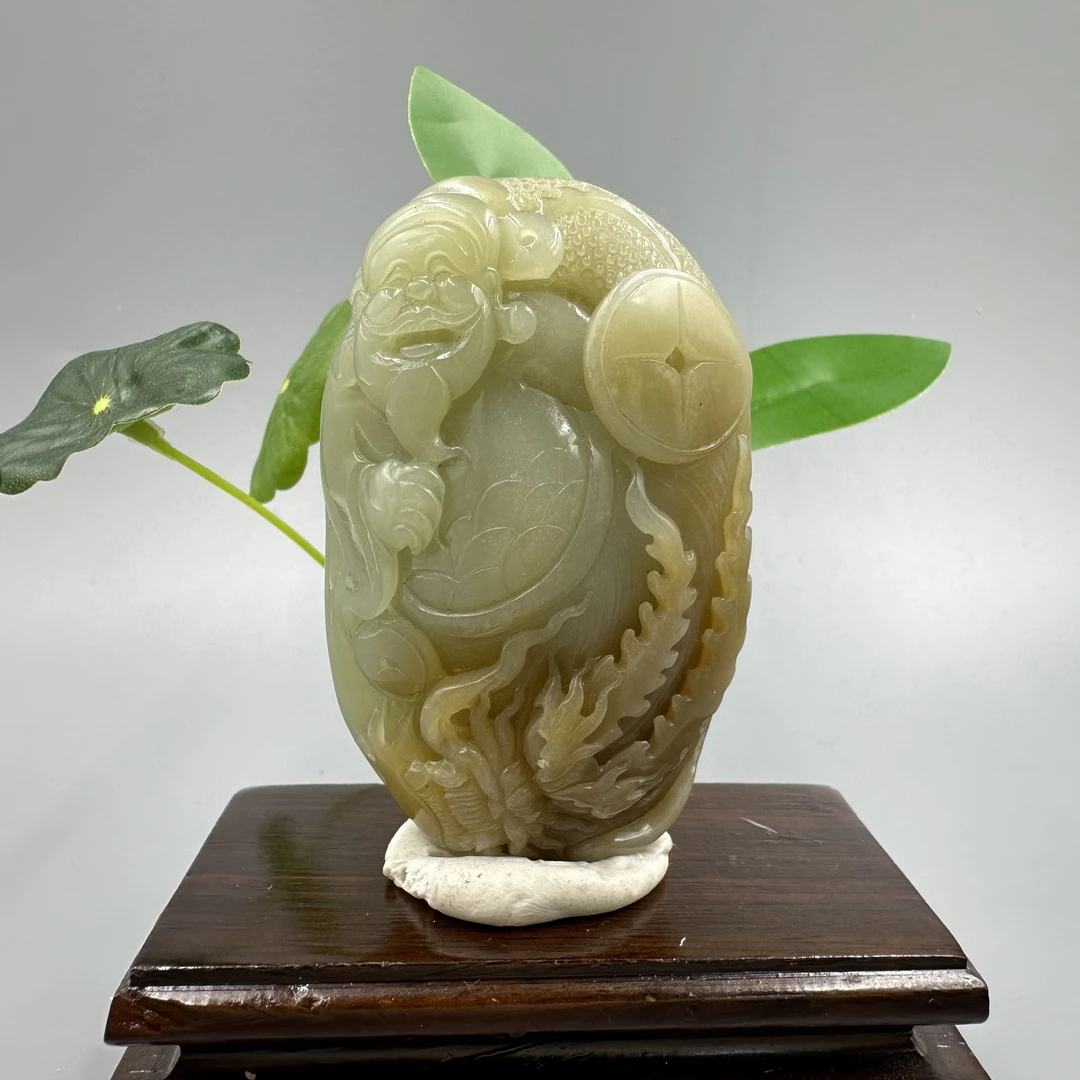 A0559 和田玉手把件 GR61203742