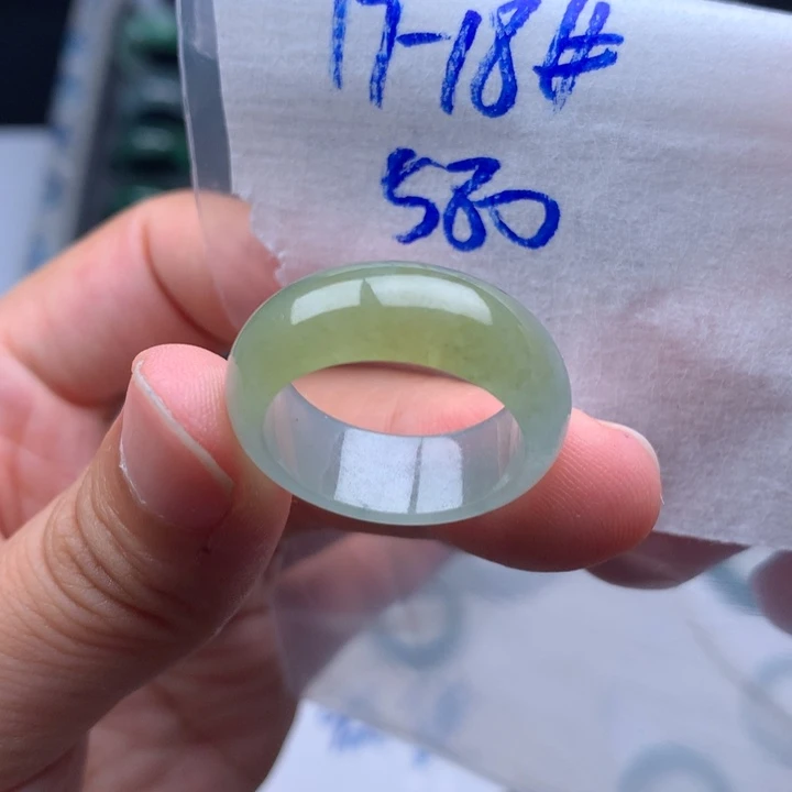 未镶嵌戒指翡翠戒圈