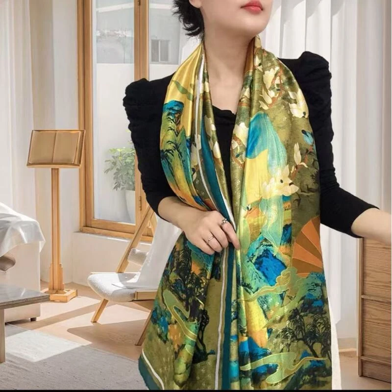 L906  江山图 80*180左右围巾