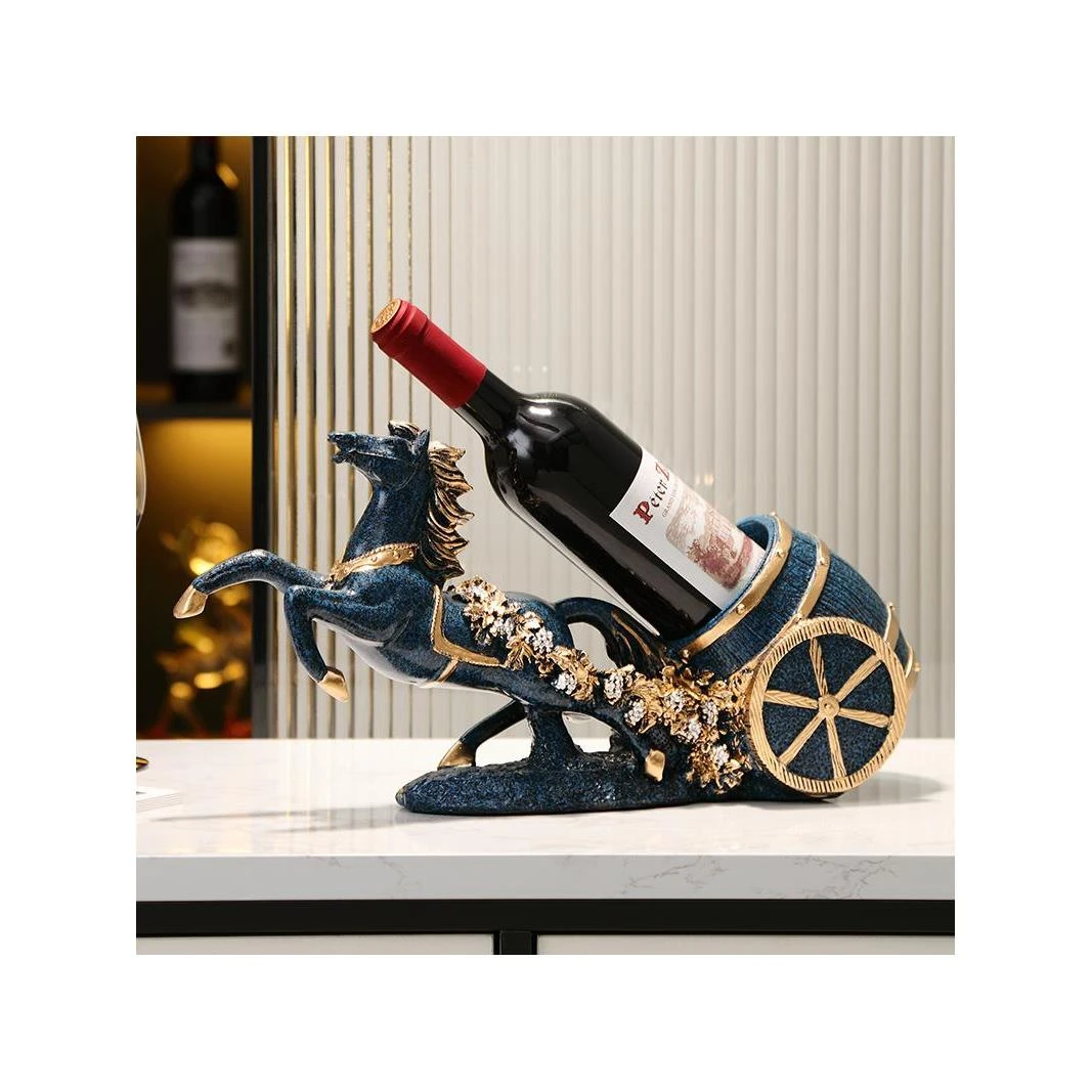 AW马到成功酒架轻奢高档葡萄红酒架客厅酒架装饰品摆件乔迁新居礼