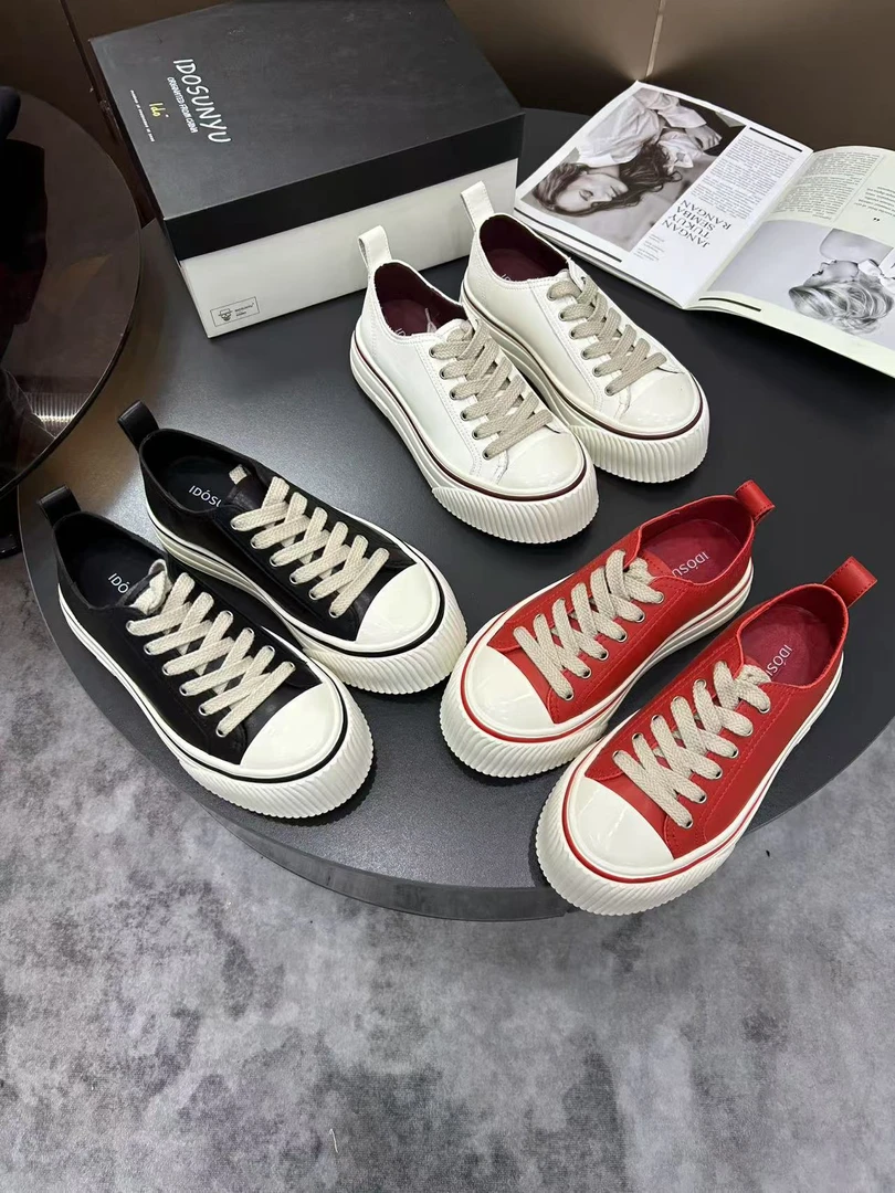 欧货女鞋春款厚底休闲鞋板鞋