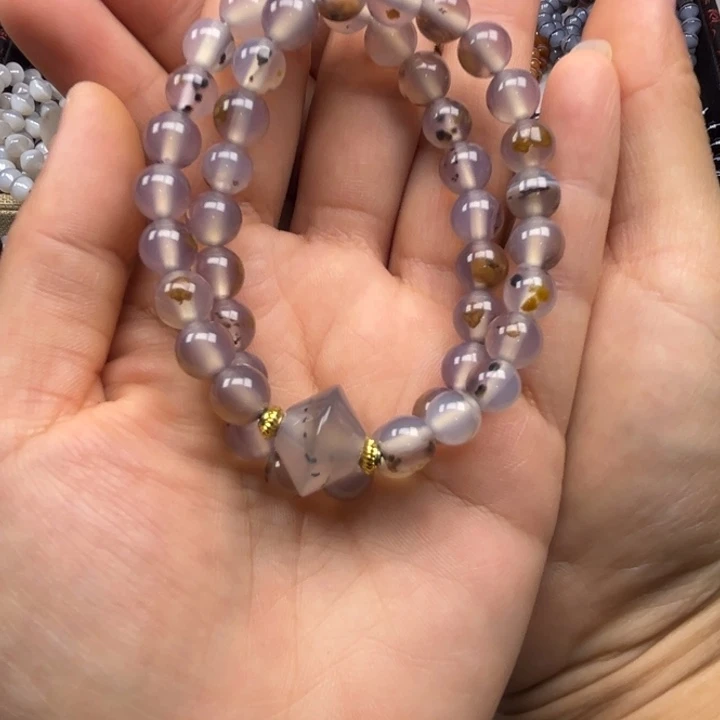 玛瑙/玉髓未镶嵌手链