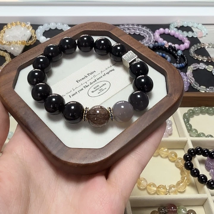 未镶嵌手链水晶手串54