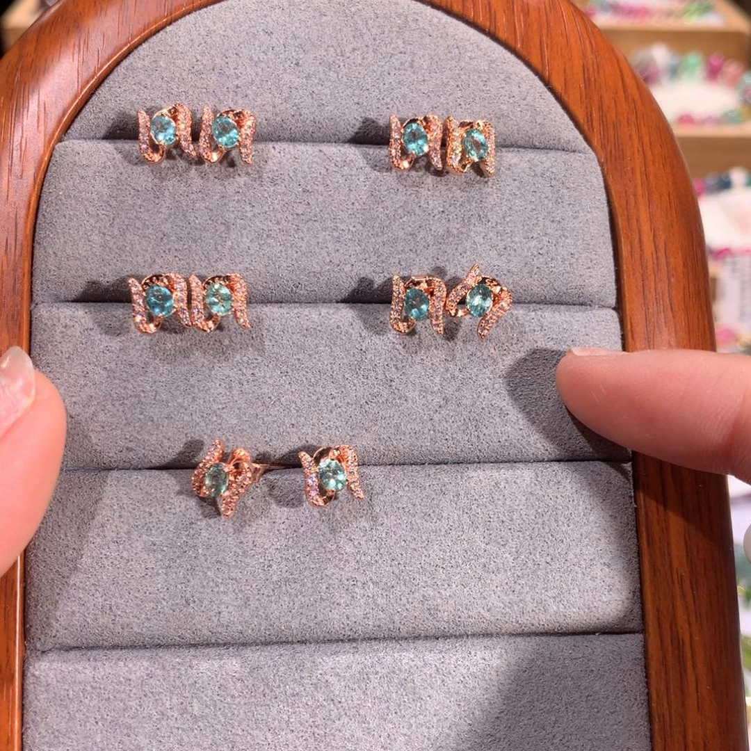 碧玺多样性发货一件银S925镶嵌