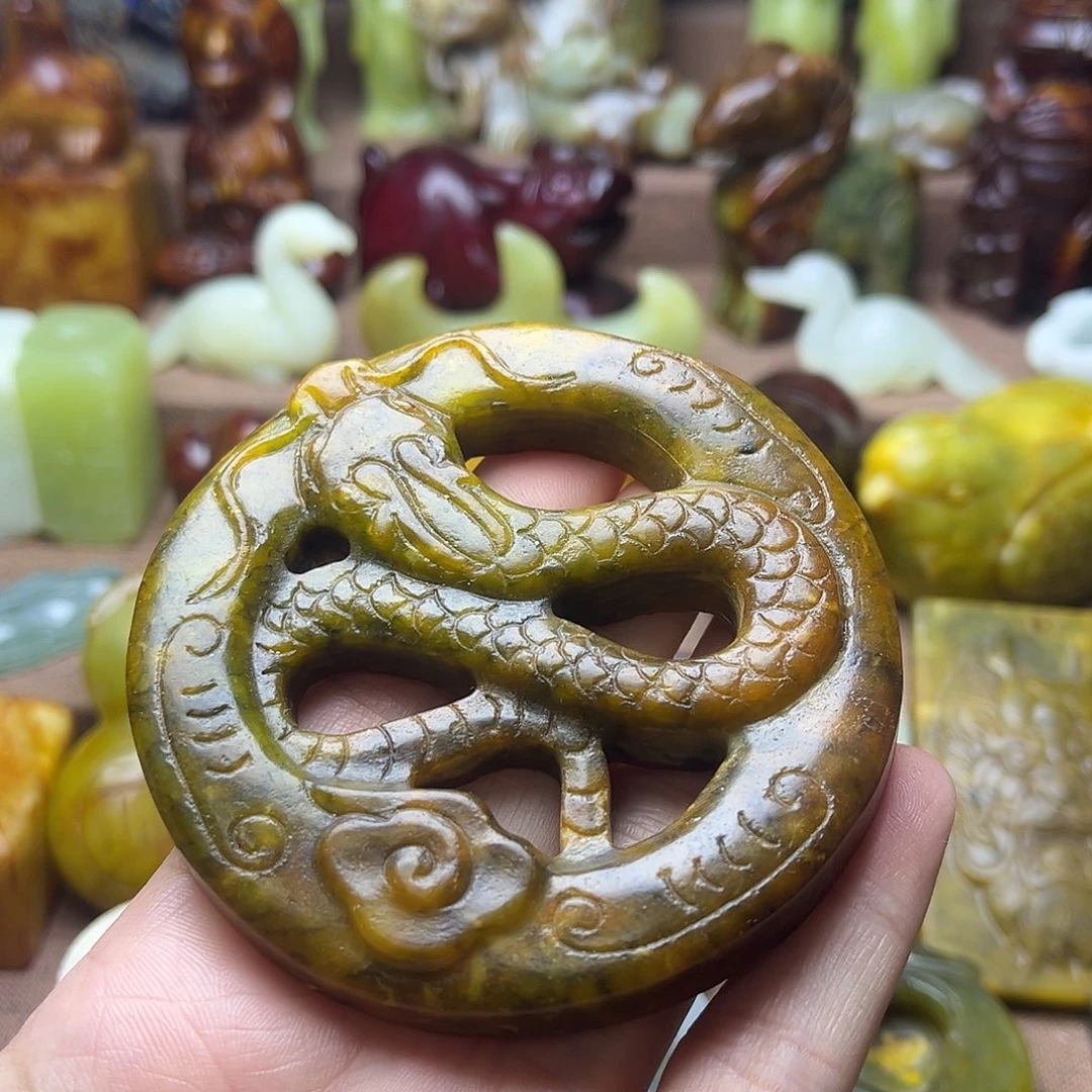 白玉菩提吊坠78。。