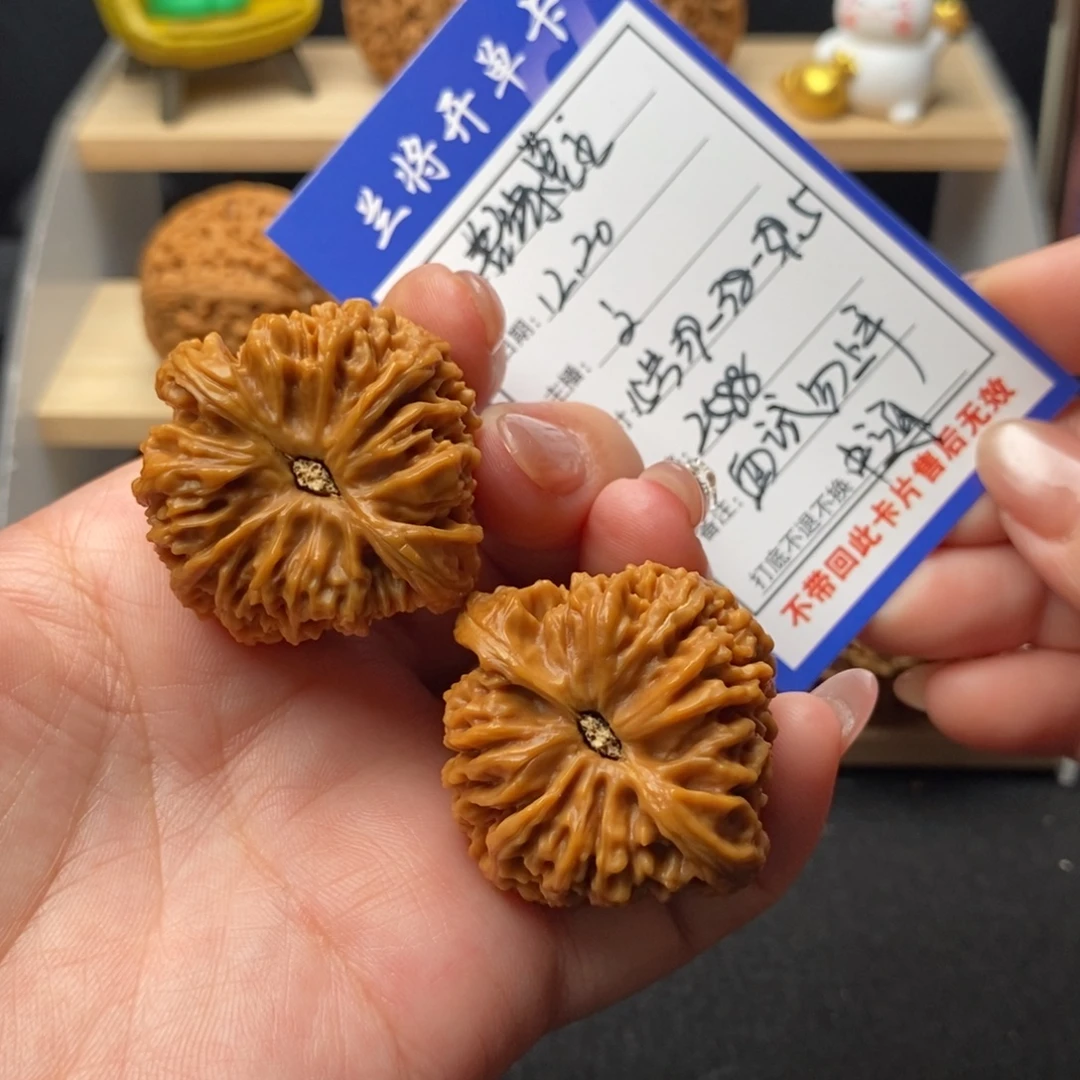 善***主文玩核桃把件15号南将石39全品 文