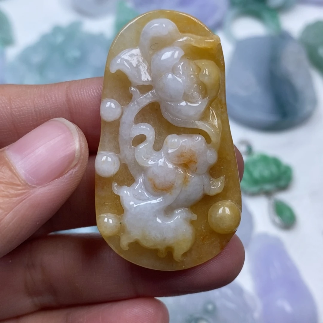 颈饰未镶嵌翡翠翡翠