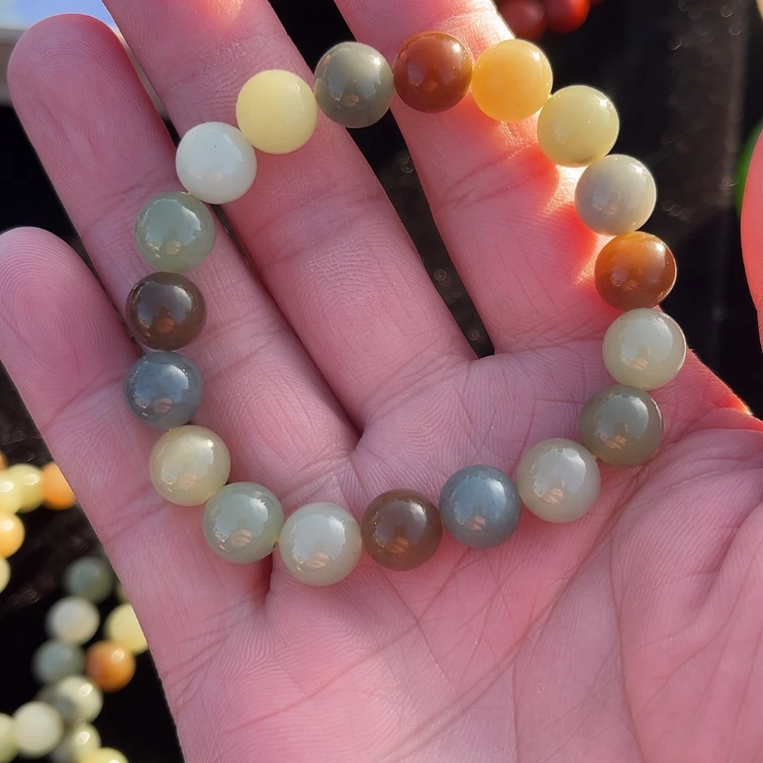 和田玉（糖玉）未镶嵌手链