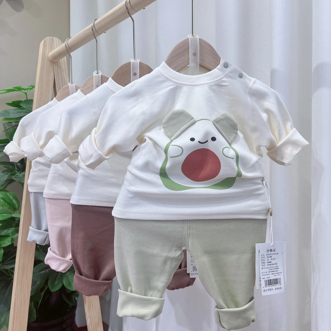 宝宝秋冬衣服新款打底分体33188婴幼儿衣服婴儿秋衣秋裤套装打底