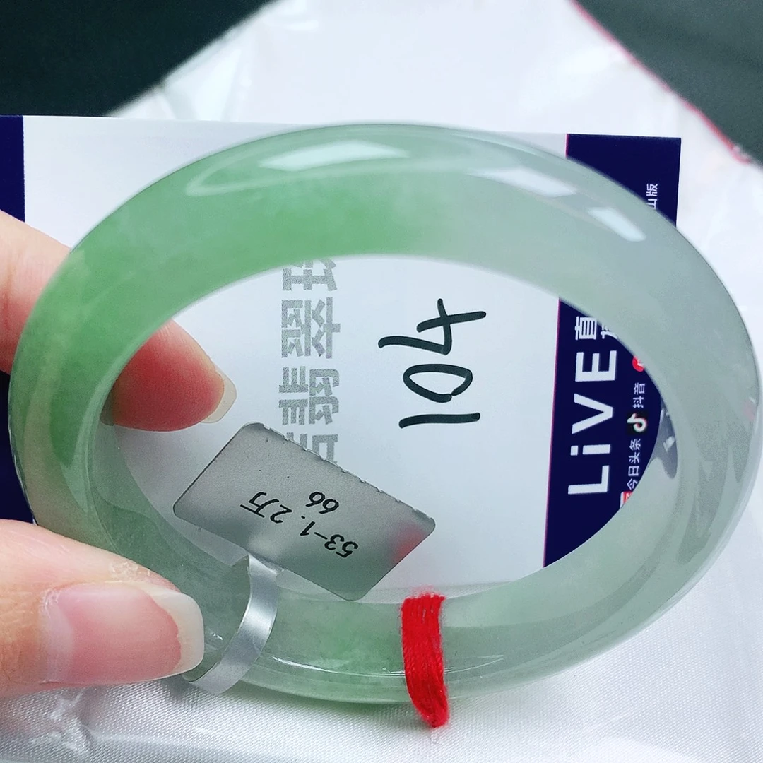翡翠未镶嵌手镯缅甸天然A货翡翠手镯