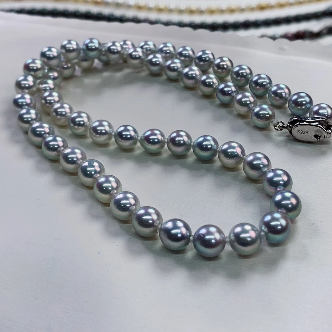 项链未镶嵌海水珍珠7-7.5