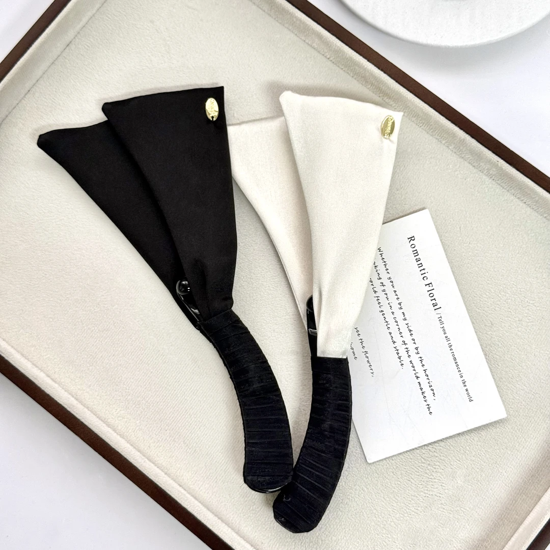 【杳饰】1012 醋酸布艺香蕉夹设计感扭扭夹发夹