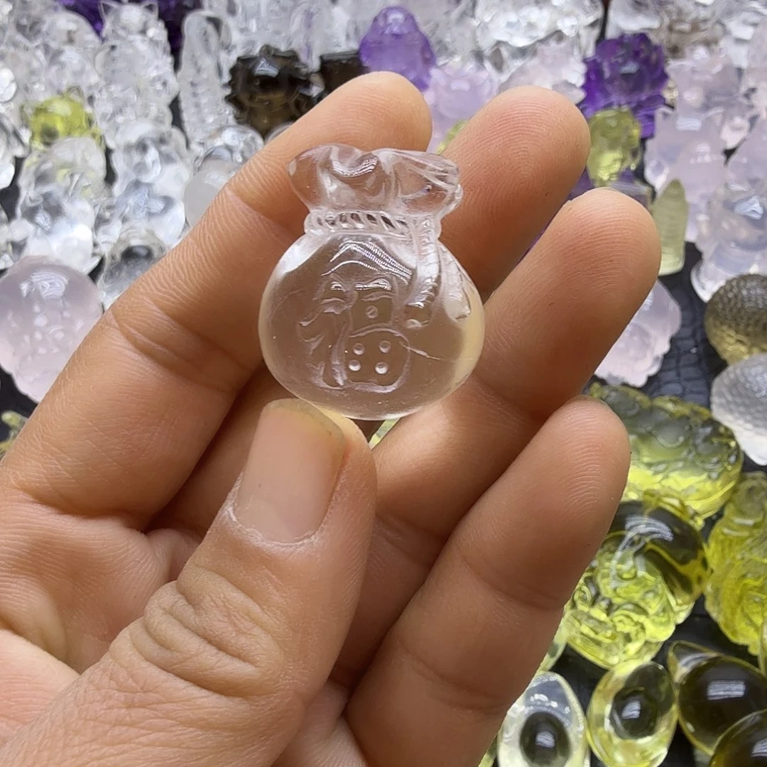 水晶未镶嵌颈饰吊坠