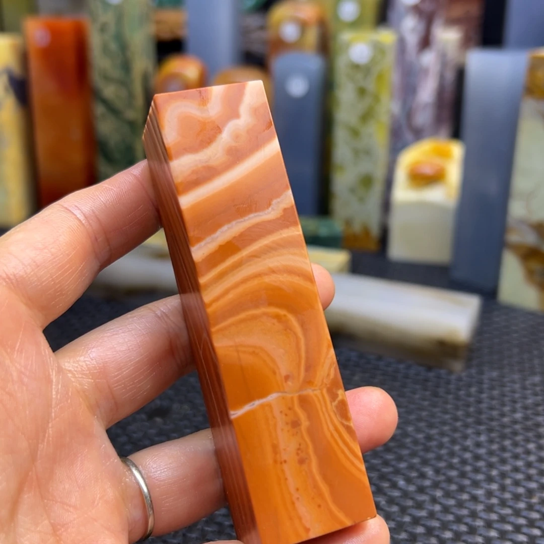 白***岛南美石印章石印章石