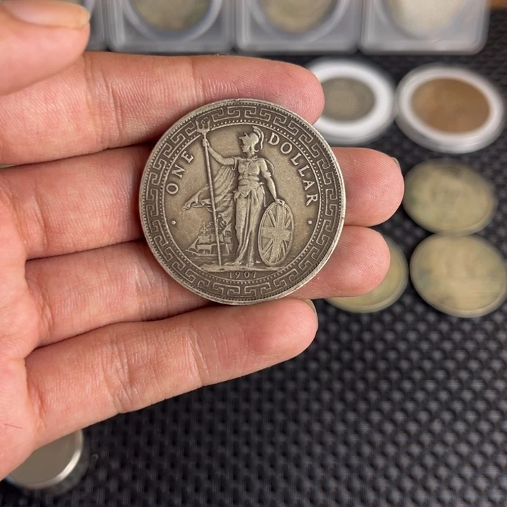 金属大头龙洋船洋工艺品