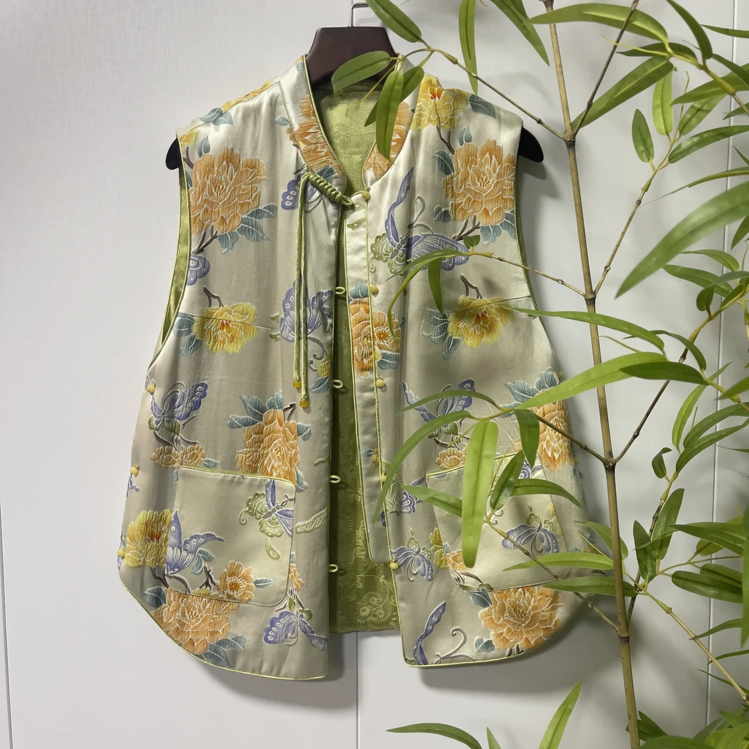 青娘子微瑕新中式复古中国风气质马甲241138