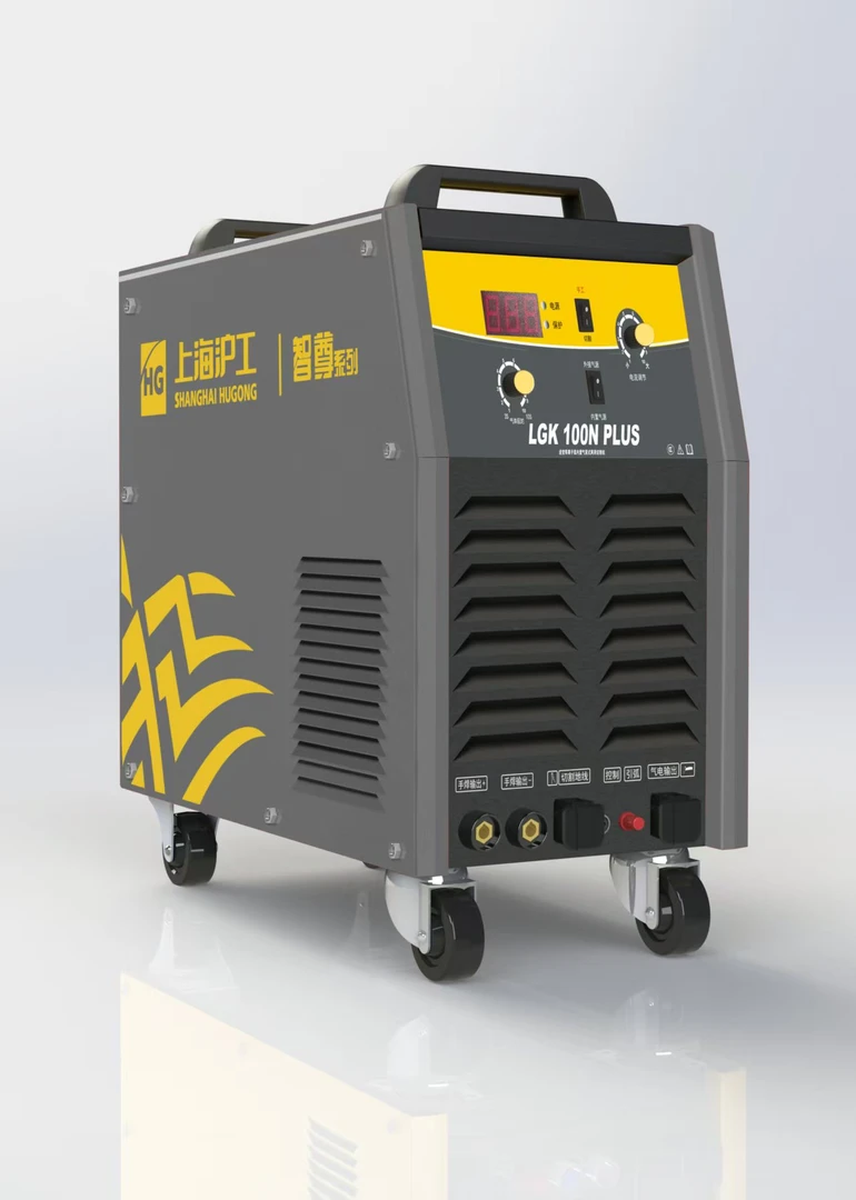 沪工内置气泵等离子切割机LGK-100NPLUS(380V)5米枪/3米地线