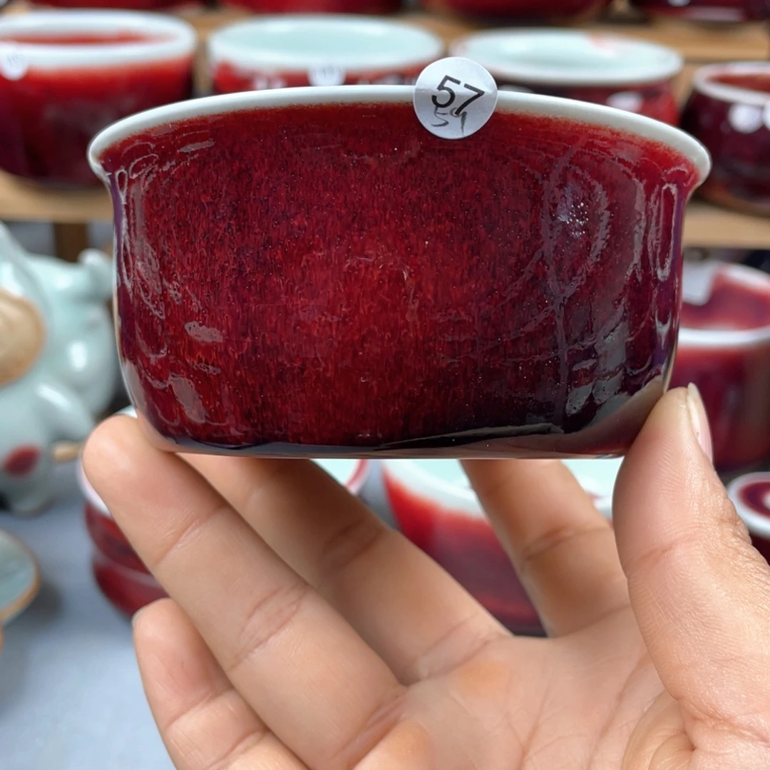 瓷片纯手工制作……