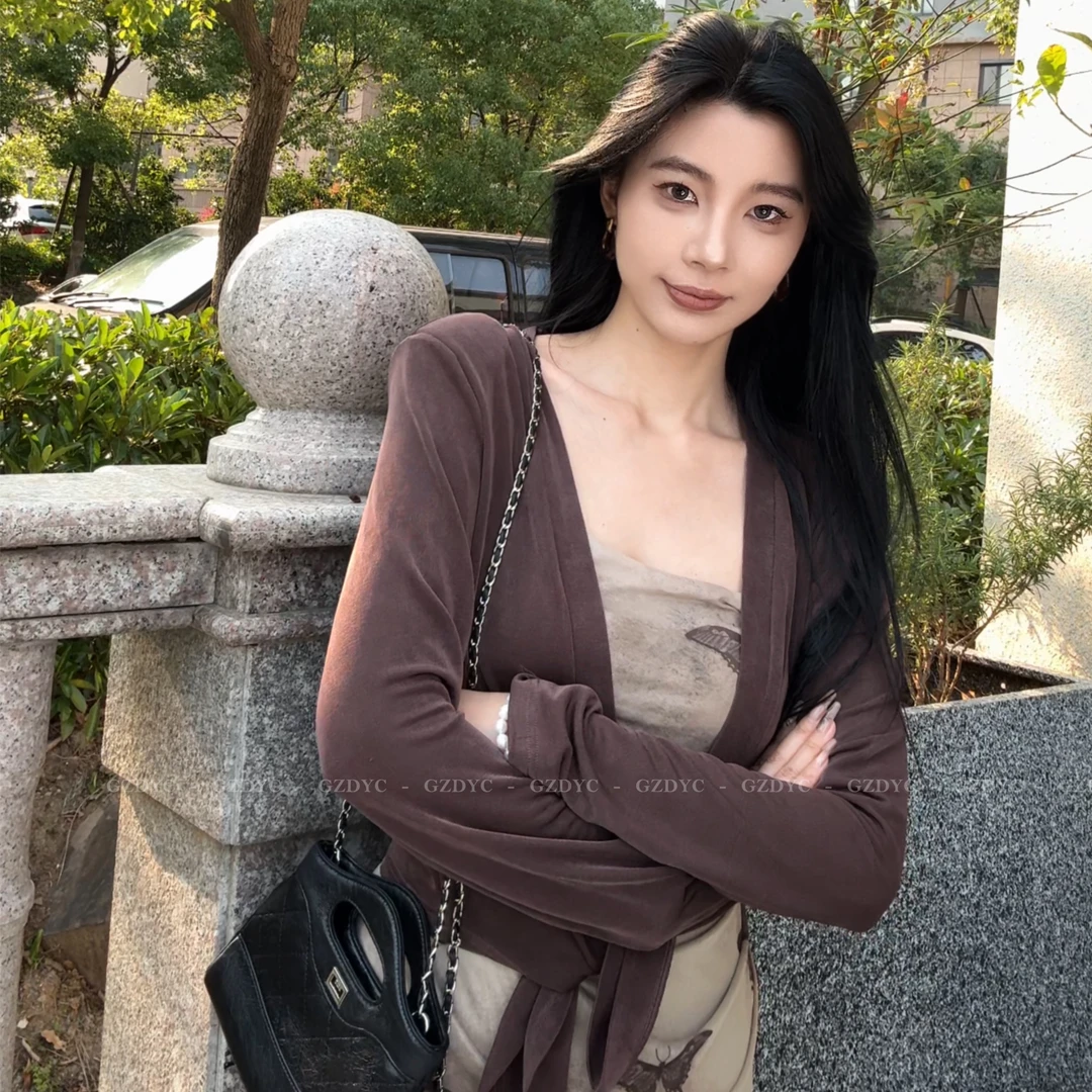 【鸽子的衣橱】遮画 外搭上衣醋酸冰丝小众设计感防晒衣女士外披