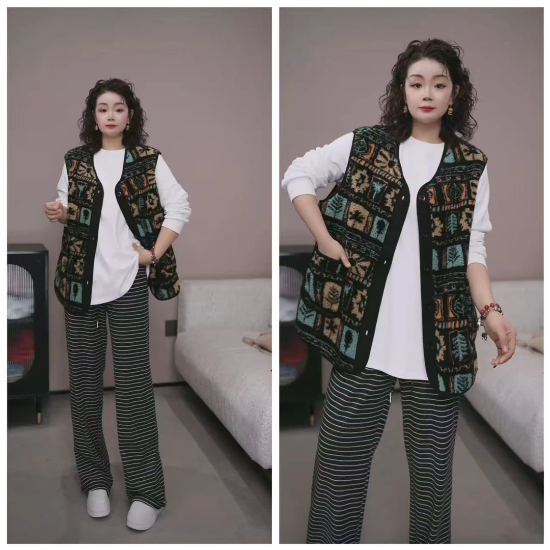 【个性花型皮毛马甲】AGE 51100【NO退换】瑕疵品