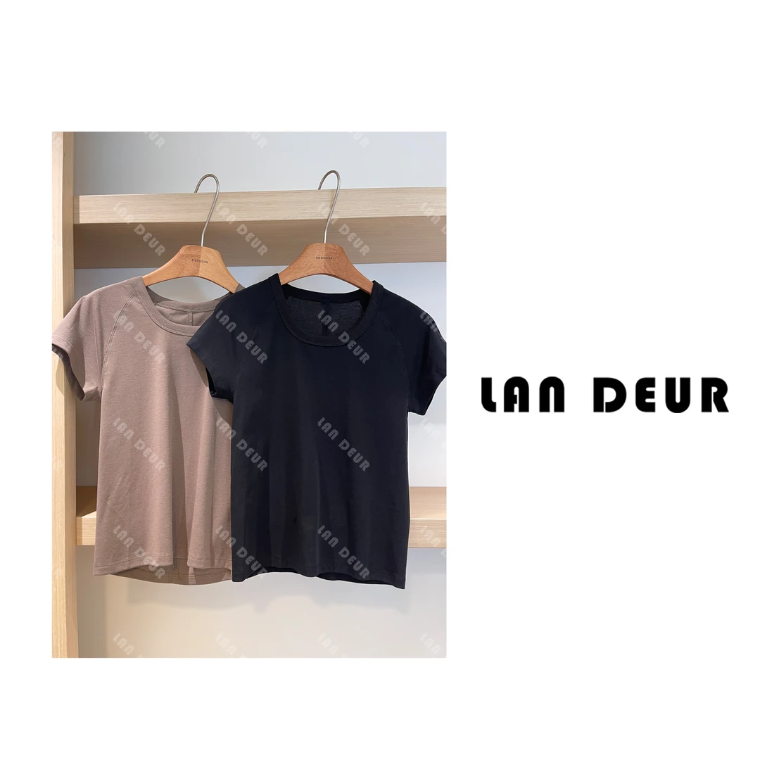 【形随心动】莱赛尔弹力圆领简约百搭时尚休闲短袖T恤女上衣