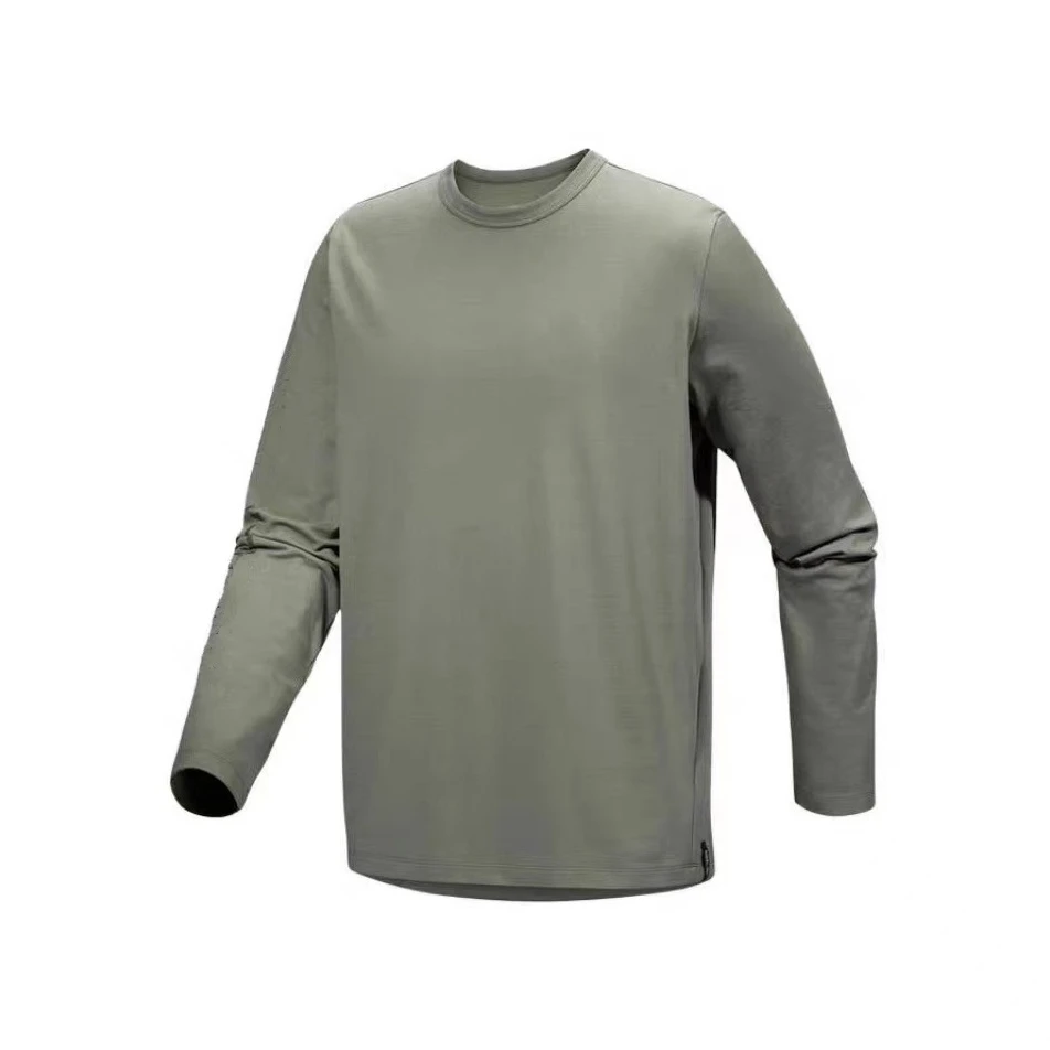 SC24466舒适棉质休闲运动长袖圆领T恤