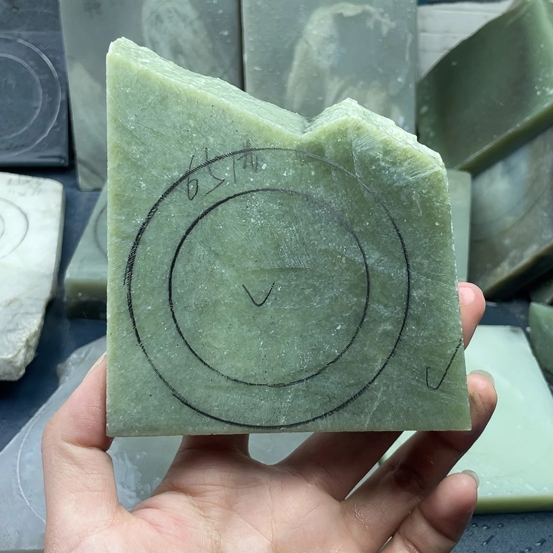 和田玉未镶嵌手镯定制手镯