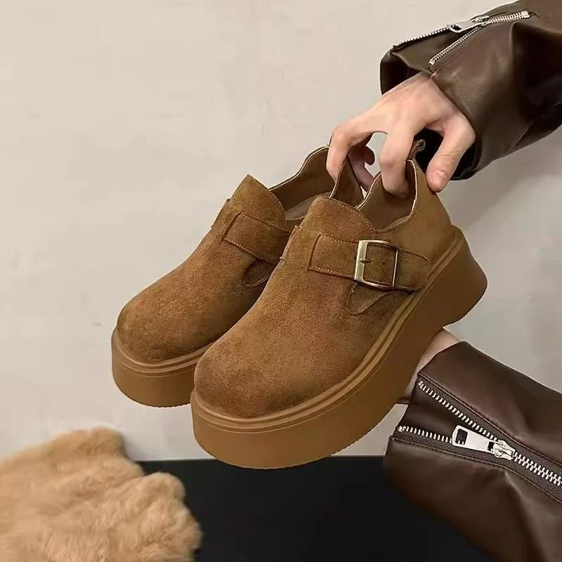 【现货➕运费险】厚底增高勃肯鞋时尚百搭单鞋