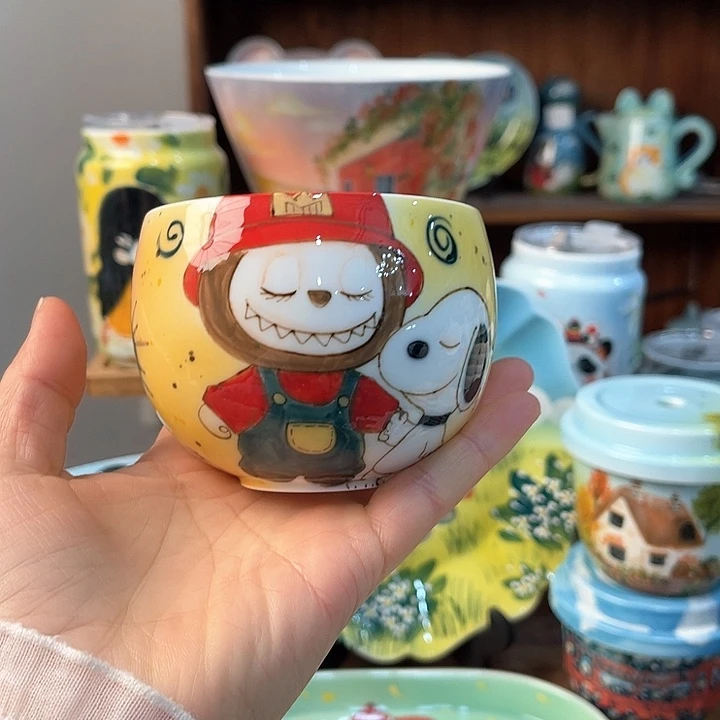 陶景德镇釉下手绘陶瓷