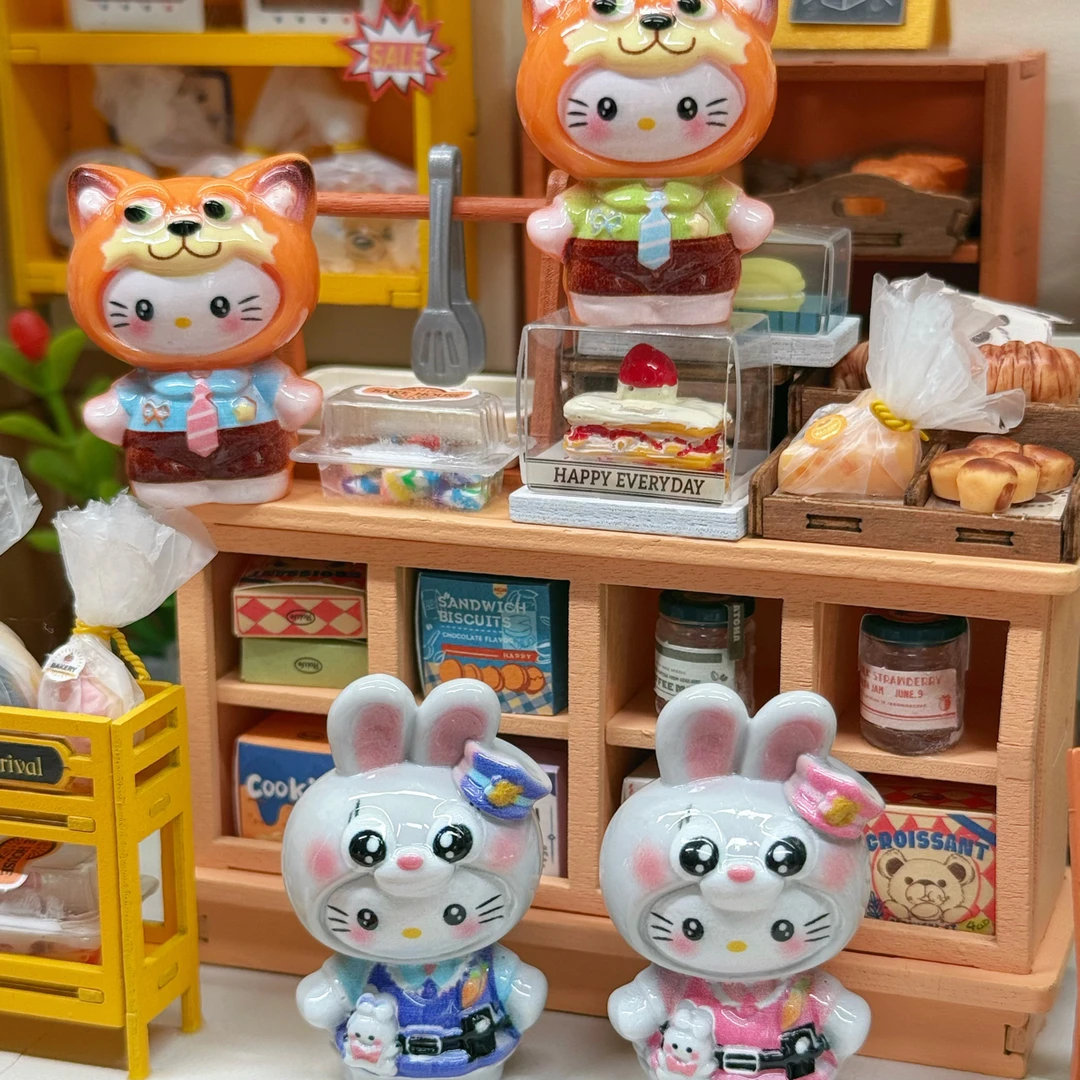 【奶油diy定制】全立体重工尼克狐尼克和朱迪—树脂配件手机链diy