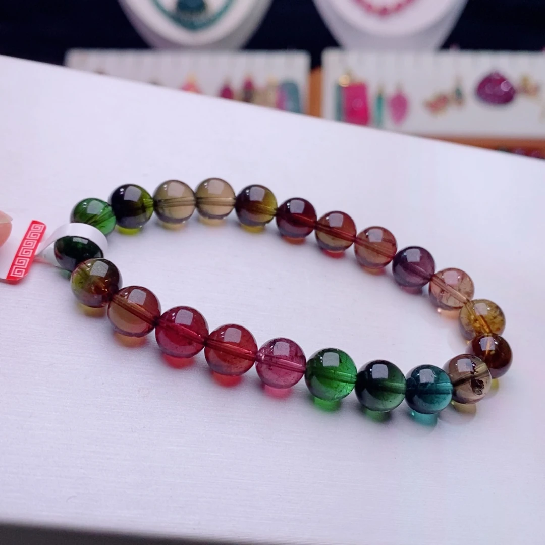 未镶嵌手链碧玺手链d