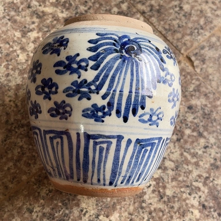 摆件春****！青花小罐子全品