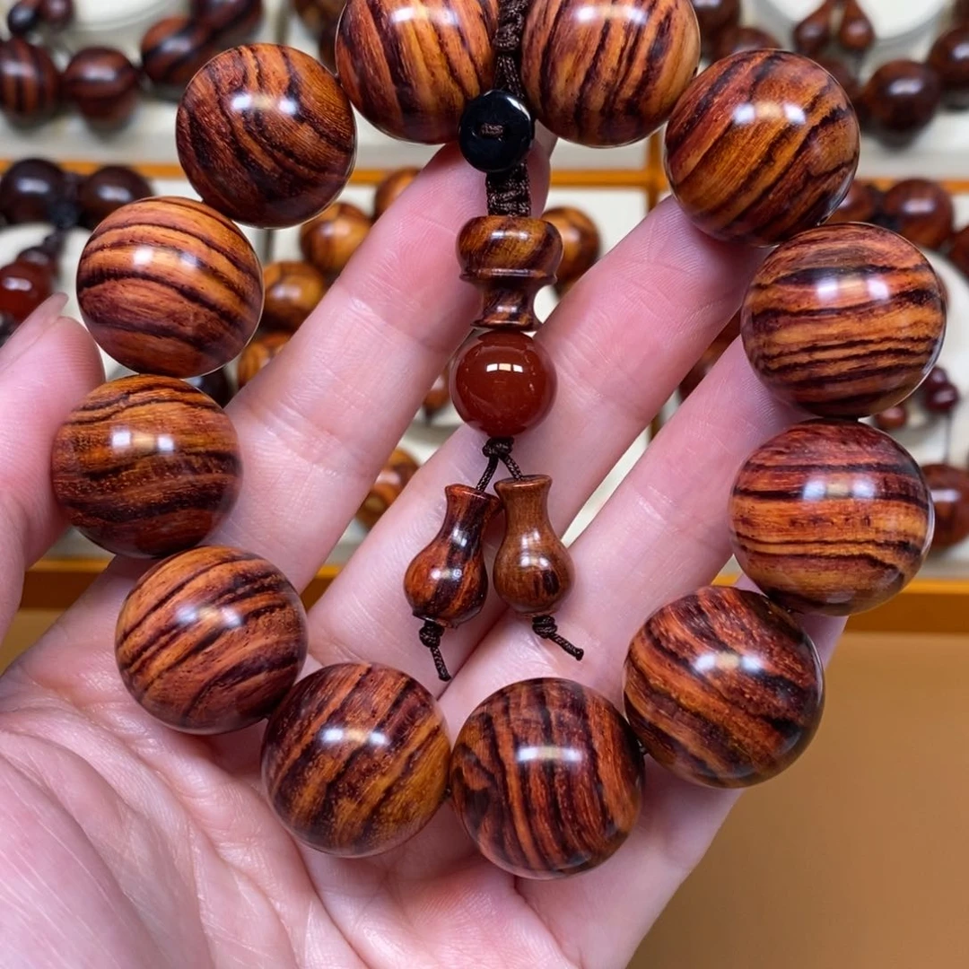 黄花梨/降香黄檀手串/手链海南黄花梨2.0