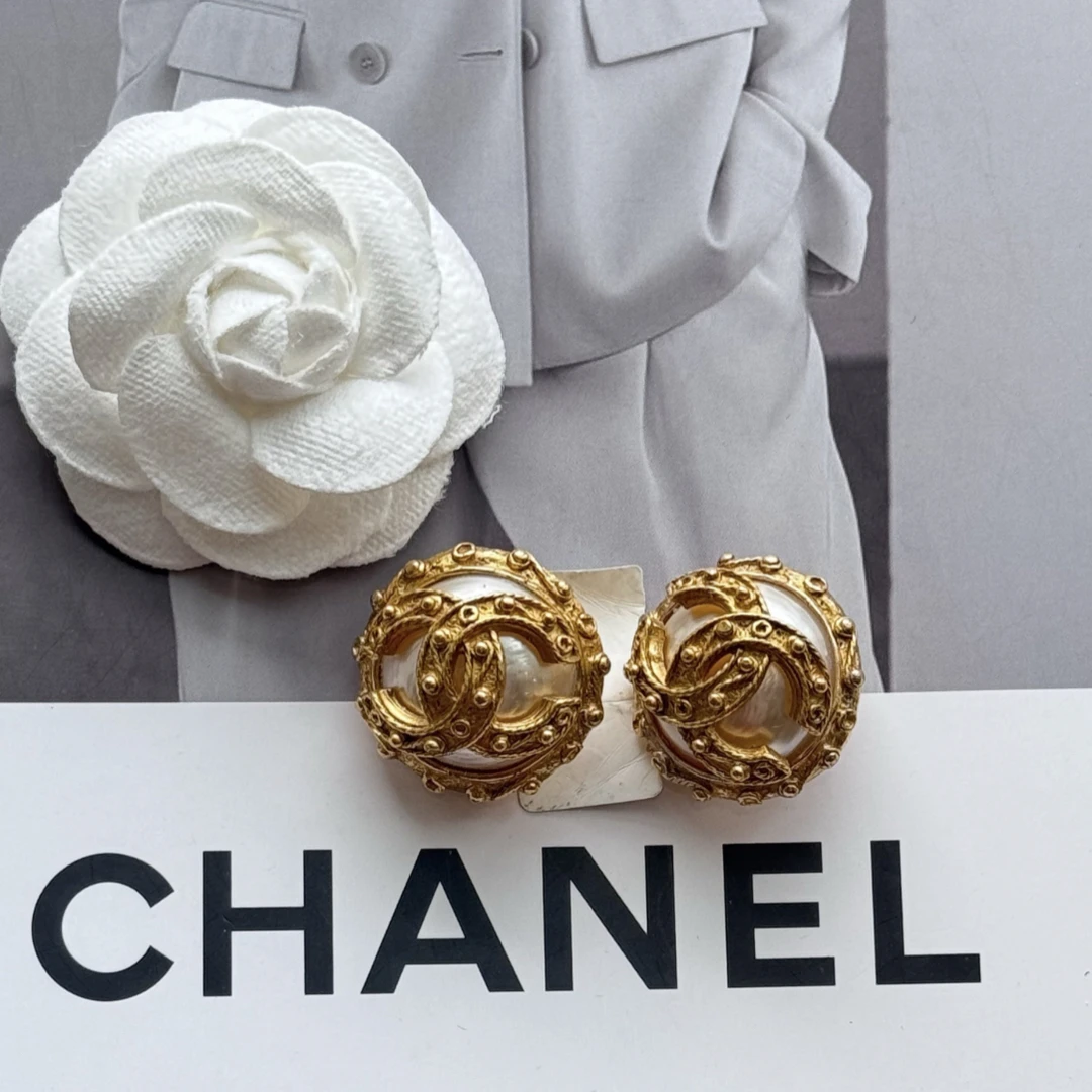 95新 Chanel/香奈儿 香奈儿葡萄藤大号珠珠