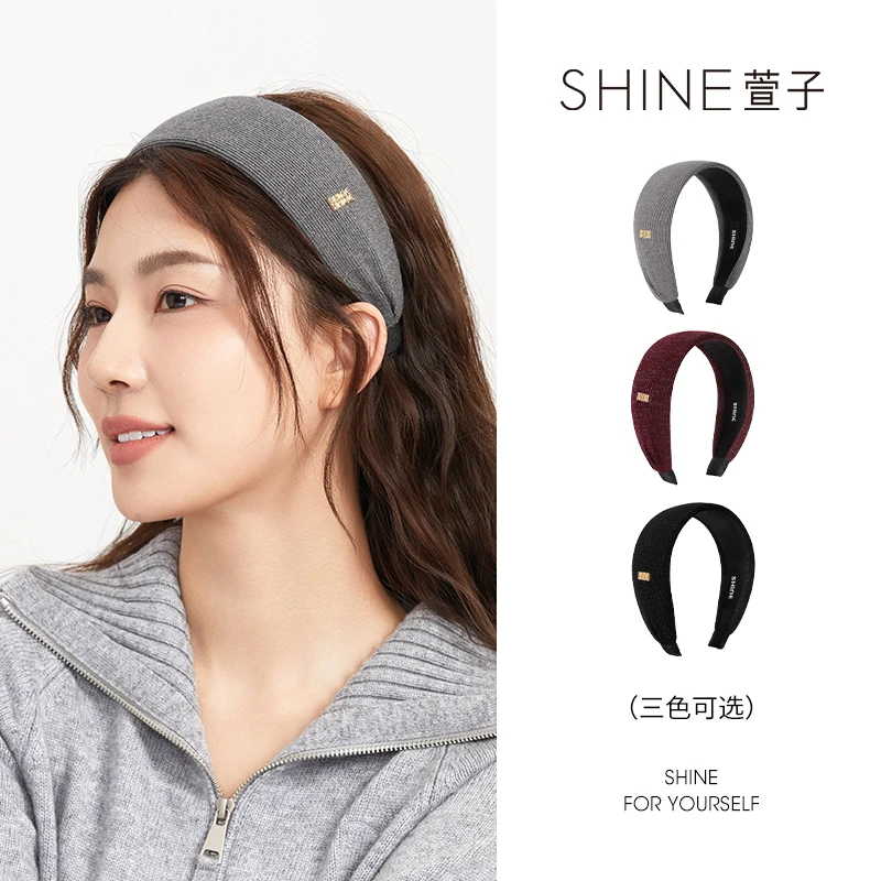 萱子萱子都市时髦发箍经典宽版设计轻松打造高颅顶显脸小三色可选