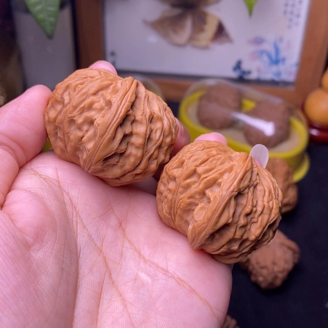 ****文玩核桃把件40磨盘