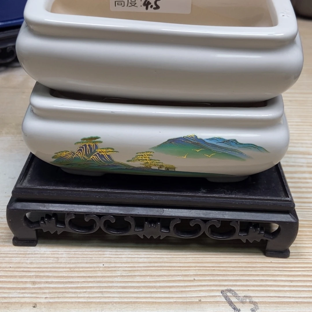 瓷片陶瓷花盆陶瓷艺术