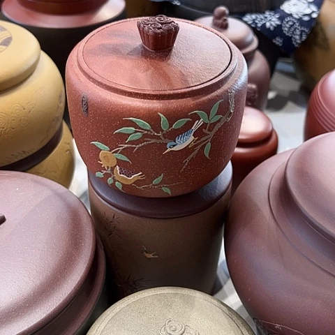 【闪购商品】紫砂茶叶罐山*
