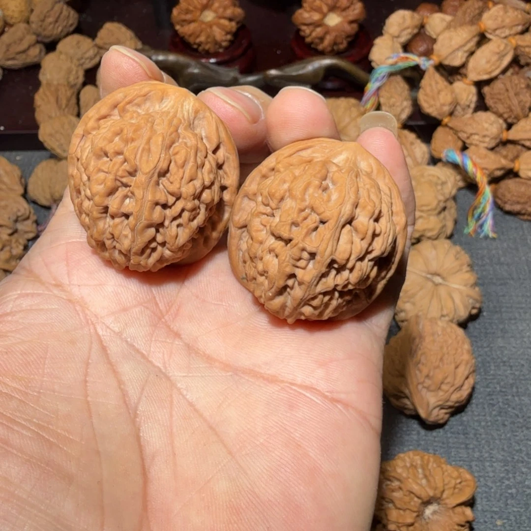 把件文玩核桃L*莲花38修尖