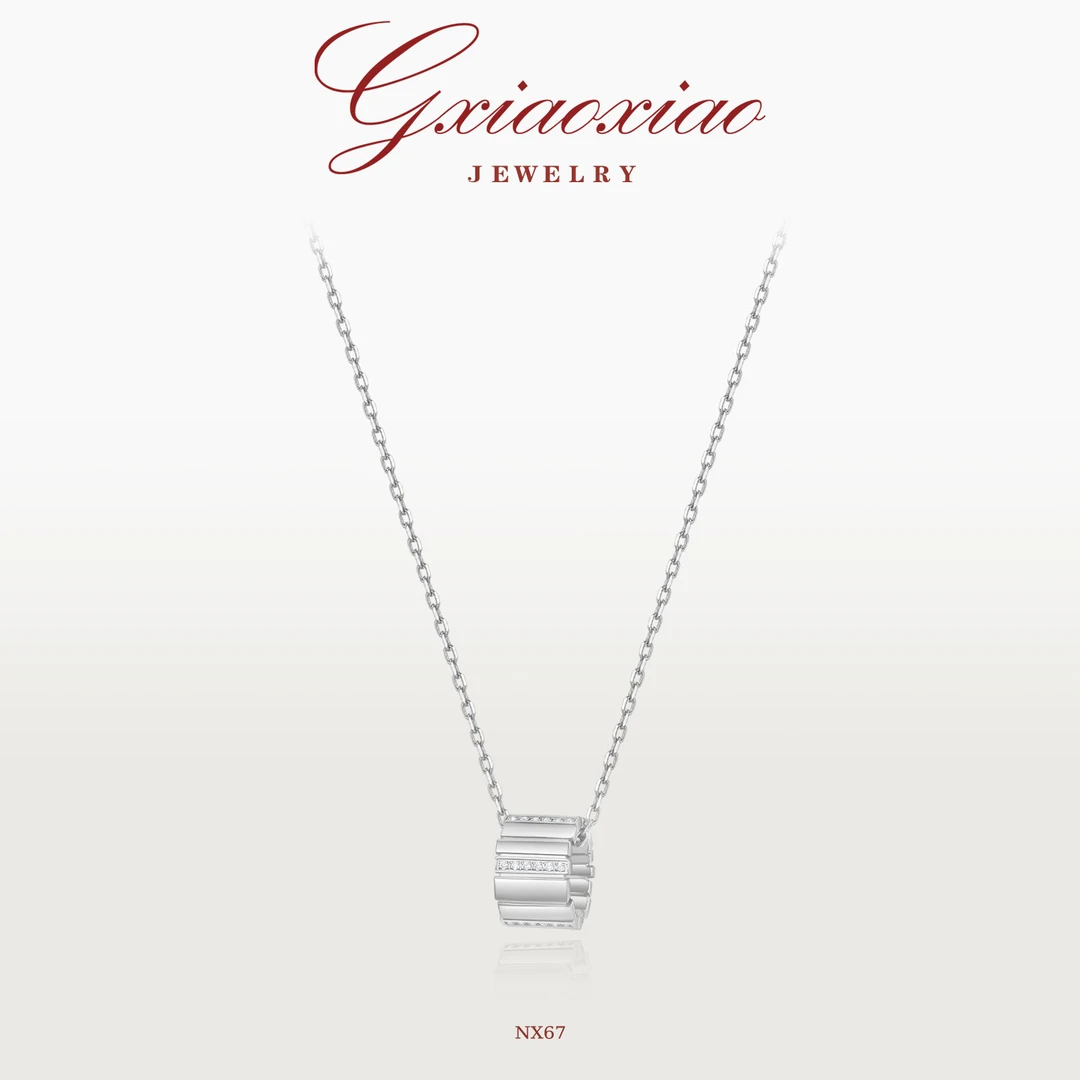 925银 镀K金 时尚轻奢气质高级感风琴项链 NX66 NX67