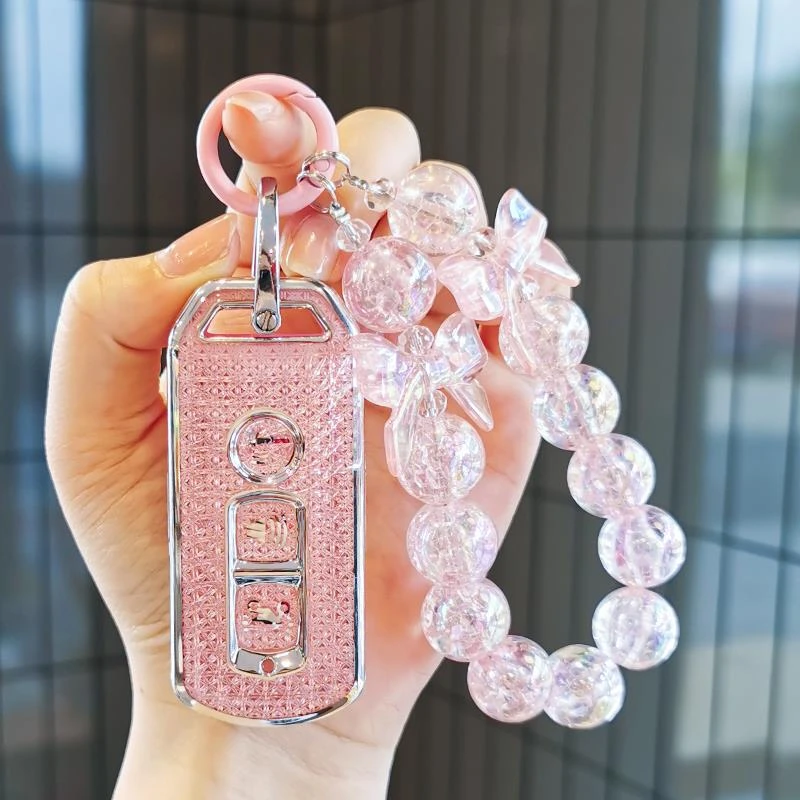 适用新大洲本田摩托车ns125la钥匙套125a佛沙pcx160裂行350女壳扣