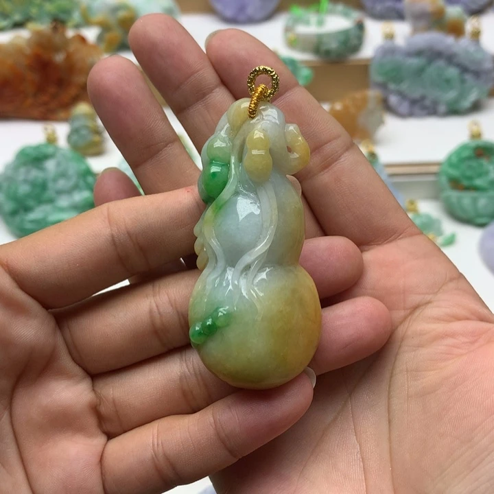 颈饰未镶嵌翡翠渃*翡翠