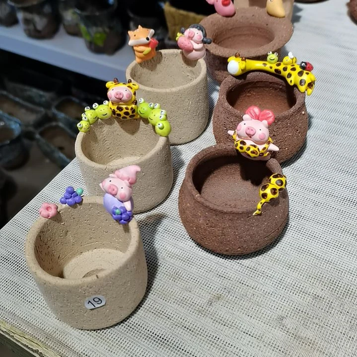 陶花盆素烧专拍花盆